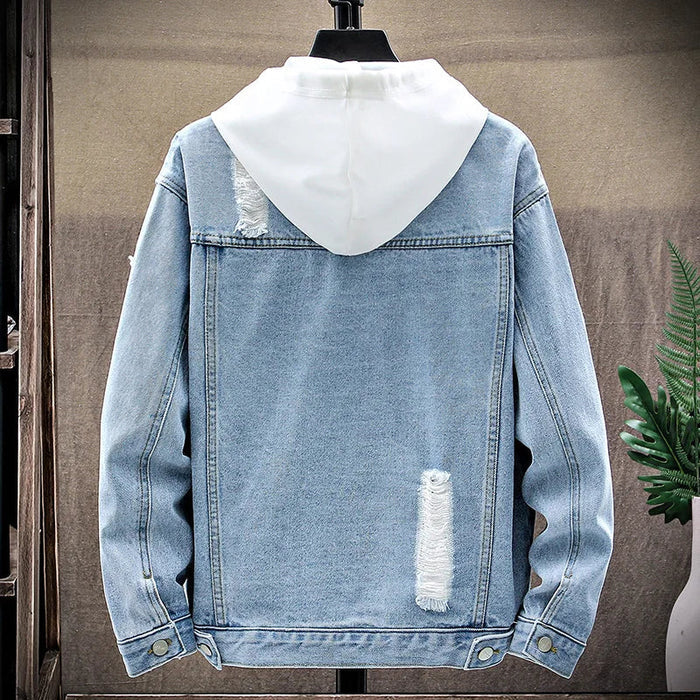 Jaqueta Jeans Masculina Bonzzano BZ138 com design moderno e urbano.