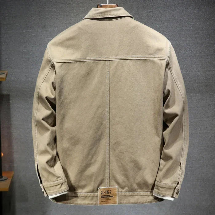 Jaqueta Jeans Masculina Bonzzano BZ107 com design clássico e moderno.
