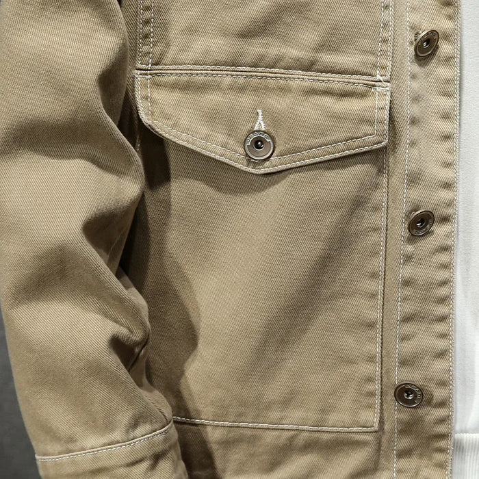 Jaqueta Jeans Masculina Bonzzano BZ107 com design clássico e moderno.