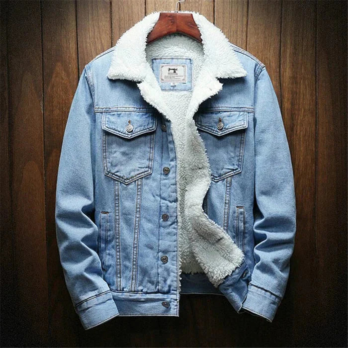 Jaqueta Jeans Masculina Forrada em Lã Bonzzano BZ097 em três cores.