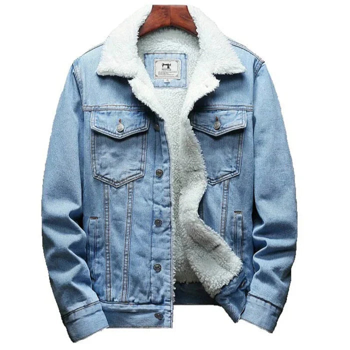 Jaqueta Jeans Masculina Forrada em Lã Bonzzano BZ097 em três cores.