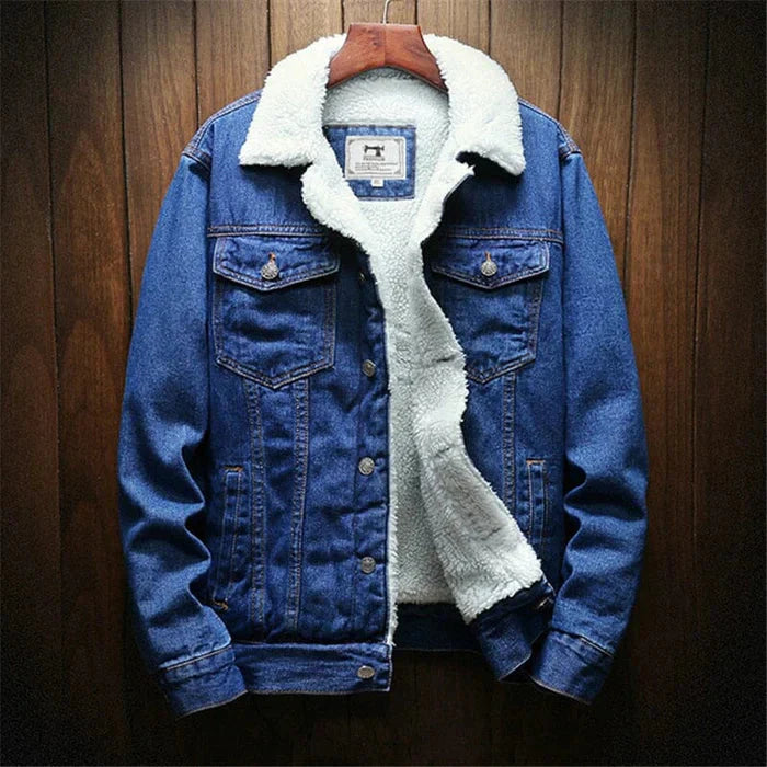 Jaqueta Jeans Masculina Forrada em Lã Bonzzano BZ097 em três cores.