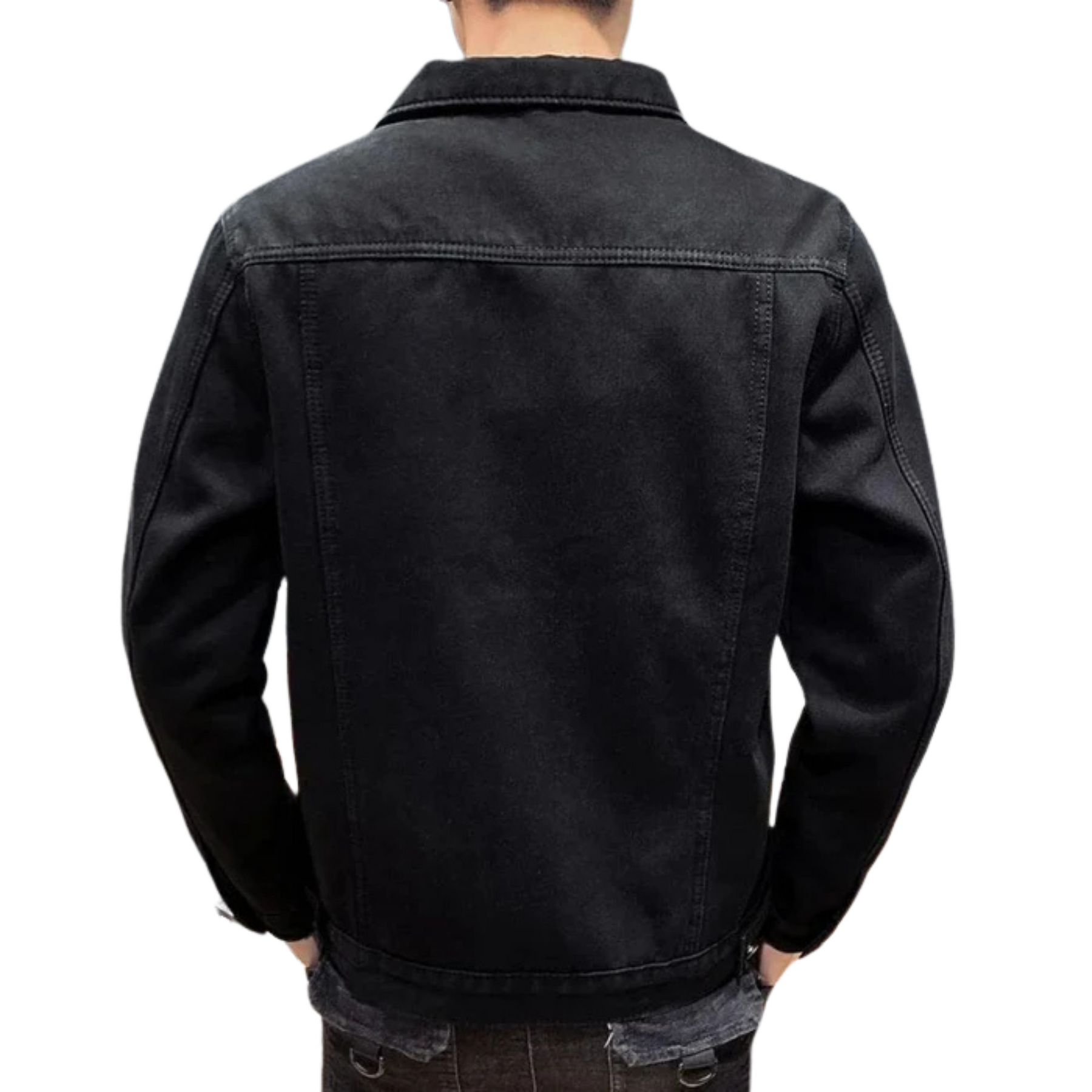 Jaqueta Jeans Masculina Bonzzano BZ133 com design moderno e conforto térmico.