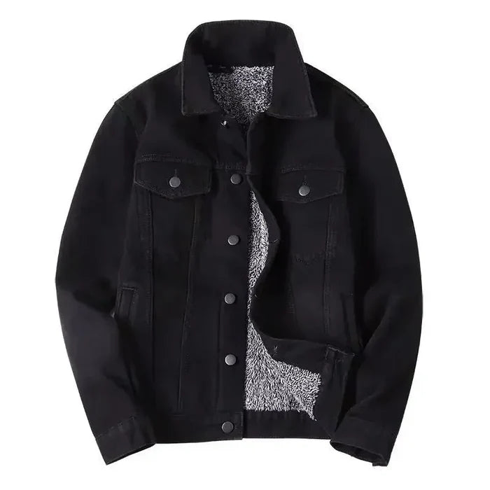 Jaqueta Jeans Masculina Bonzzano BZ133 com design moderno e conforto térmico.