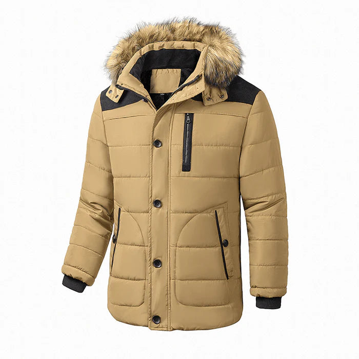 Jaqueta Masculina Acolchoada Bonzzano BZ117 em tecido premium e design elegante.