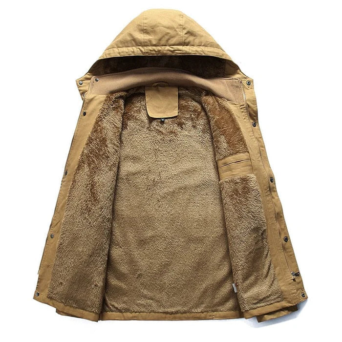 Jaqueta Masculina Bonzzano BZ148 em poliéster e algodão com design urbano.