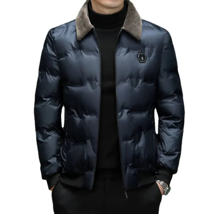 Jaqueta Masculina Bonzzano BZ129 em poliéster com enchimento de algodão.