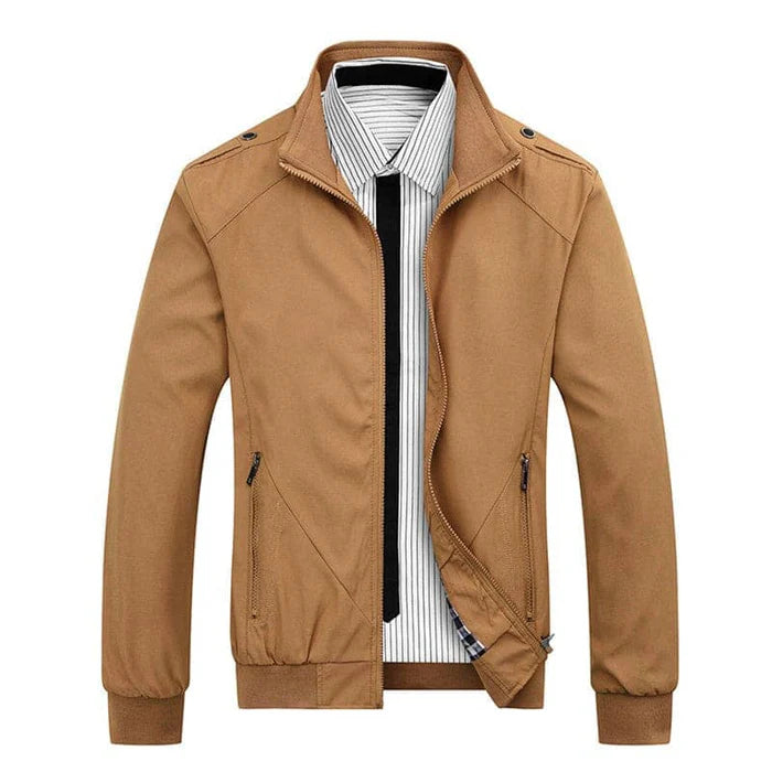 Jaqueta Masculina Casual Bonzzano BZ152 em algodão, lã e poliéster.