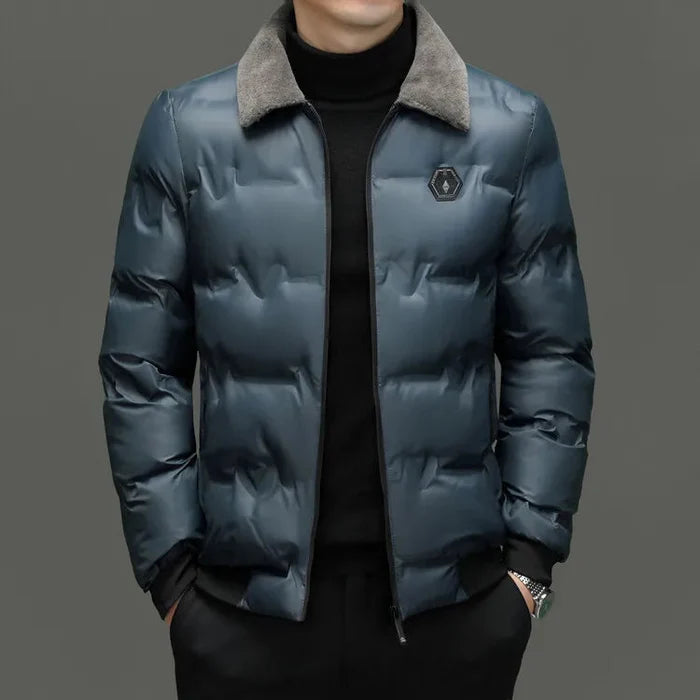Jaqueta Masculina Bonzzano BZ129 em poliéster com enchimento de algodão.