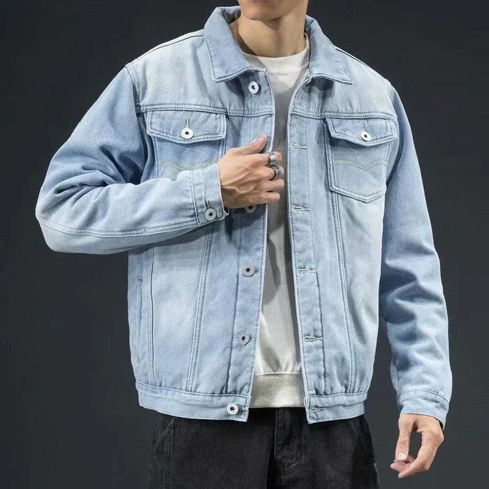 Jaqueta Masculina Jeans Acolchoado Bonzzano BZ094 com estilo clássico e conforto térmico.