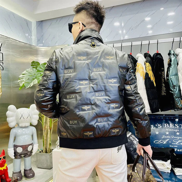 Jaqueta Masculina Puffer Bonzzano BZ119 em lyocell com forro de algodão