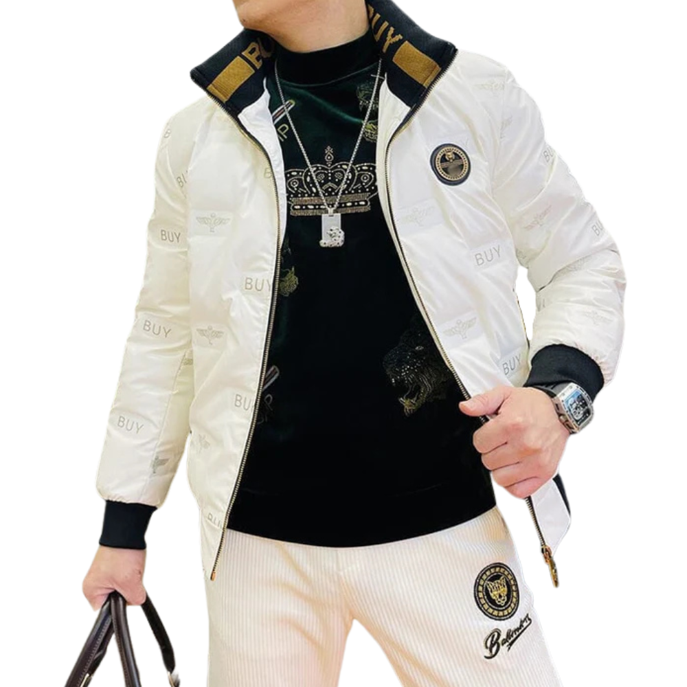 Jaqueta Masculina Puffer Bonzzano BZ119 em lyocell com forro de algodão
