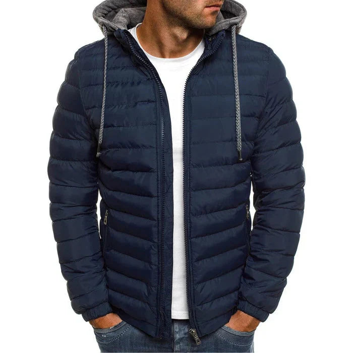 Jaqueta Masculina Puffer Bonzzano BZ108 com design moderno e funcional.