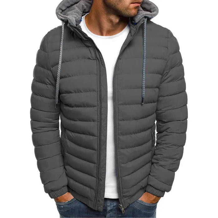 Jaqueta Masculina Puffer Bonzzano BZ108 com design moderno e funcional.