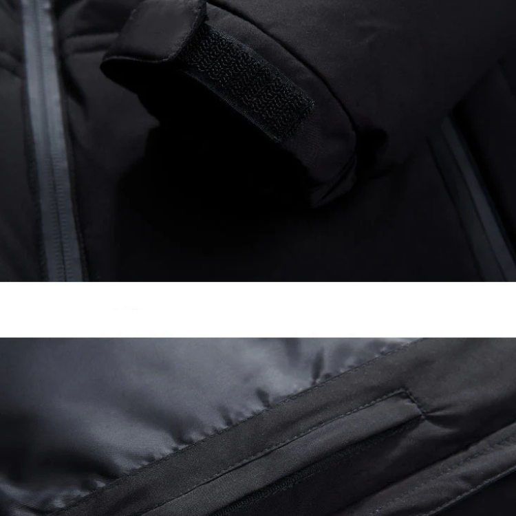 Jaqueta Masculina Puffer Bonzzano BZ161 em poliéster com forro acolchoado.