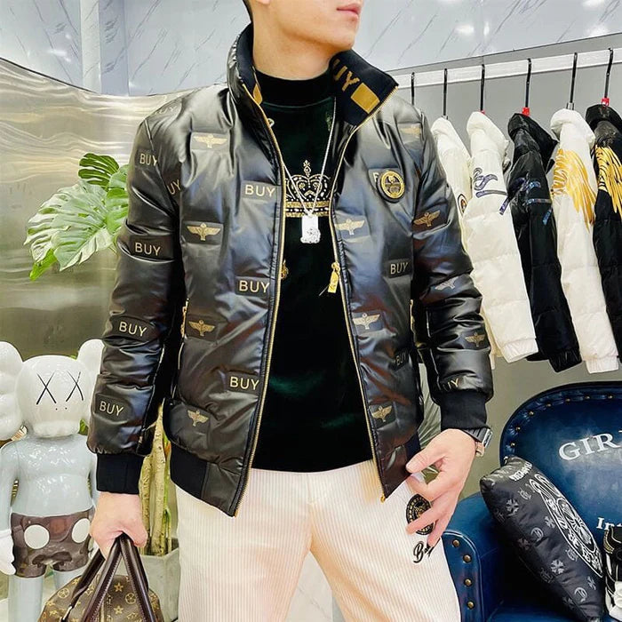 Jaqueta Masculina Puffer Bonzzano BZ119 em lyocell com forro de algodão