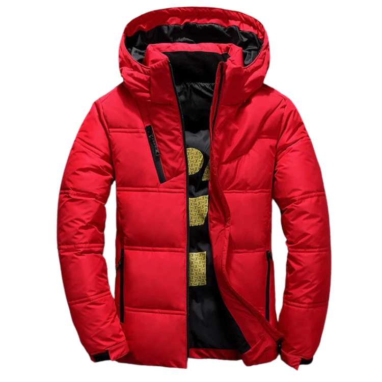 Jaqueta Masculina Puffer Bonzzano BZ161 em poliéster com forro acolchoado.