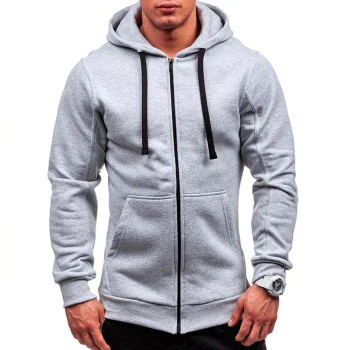 Jaqueta Moletom Masculina Bonzzano BZ092 com capuz e zíper