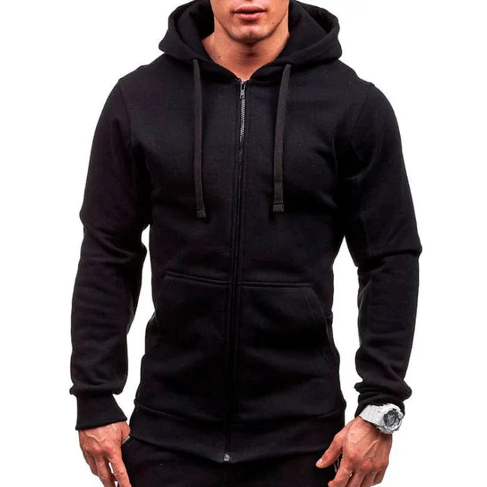 Jaqueta Moletom Masculina Bonzzano BZ092 com capuz e zíper