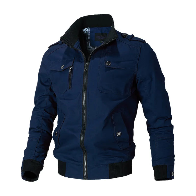 Jaqueta Motociclista Masculina Bonzzano BZ170 em preto com design esportivo.