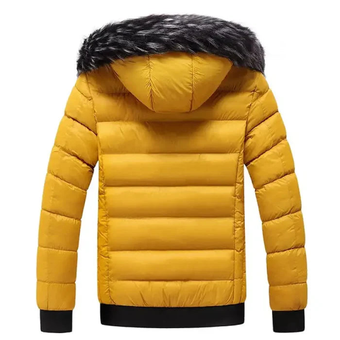 Jaqueta Puffer Masculina Bonzzano BZ112 com capuz forrado