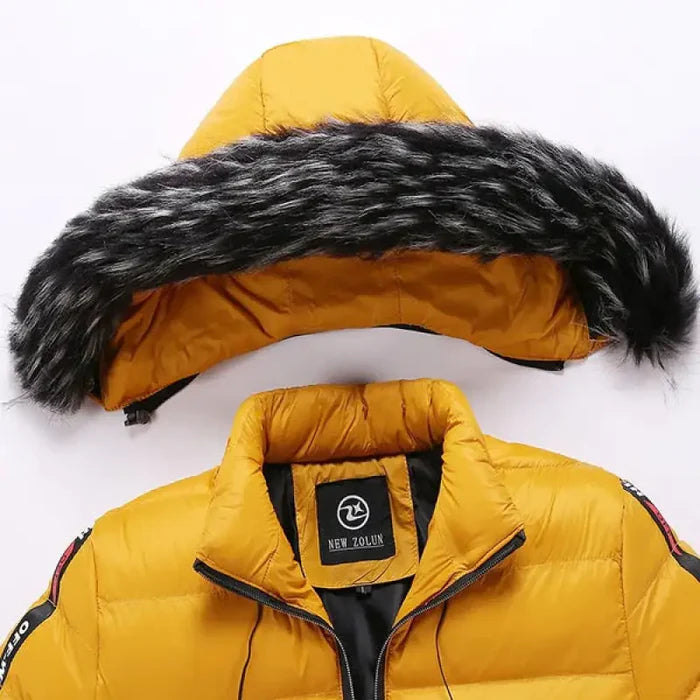 Jaqueta Puffer Masculina Bonzzano BZ112 com capuz forrado