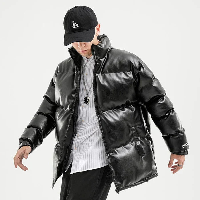 Jaqueta Puffer Masculina Bonzzano BZ102 em tecido acolchoado e design moderno.