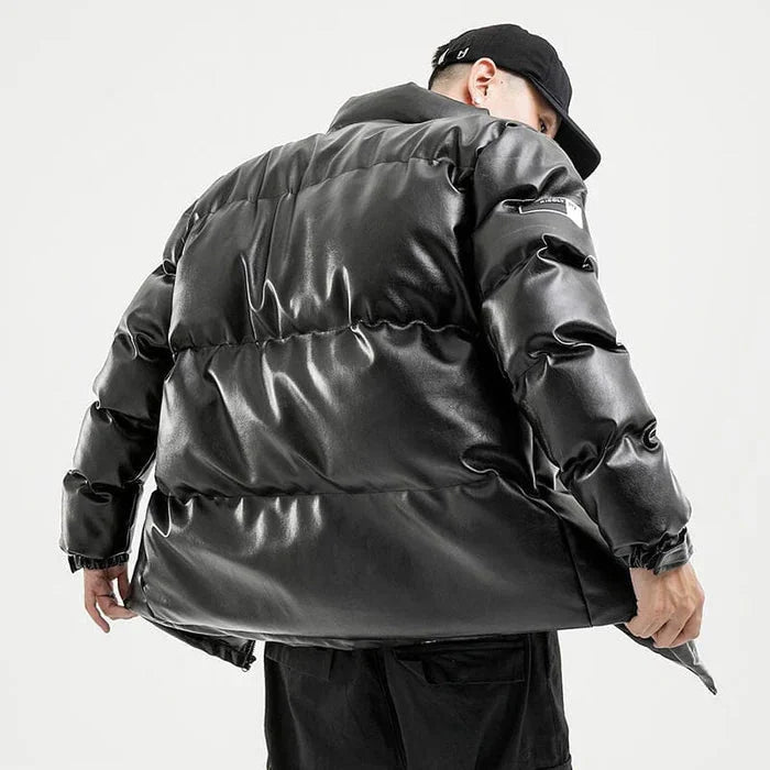 Jaqueta Puffer Masculina Bonzzano BZ102 em tecido acolchoado e design moderno.