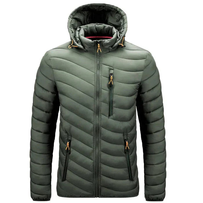 Jaqueta Puffer Masculina Bonzzano BZ090, ideal para frio intenso.