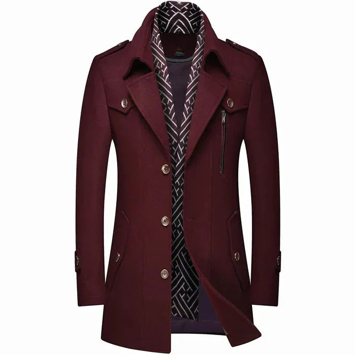 Sobretudo Masculino Bonzzano BZ220 em cetim, elegante e confortável.