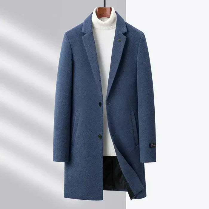 Sobretudo Masculino Bonzzano BZ232 em lã, nylon e algodão, ideal para o inverno.