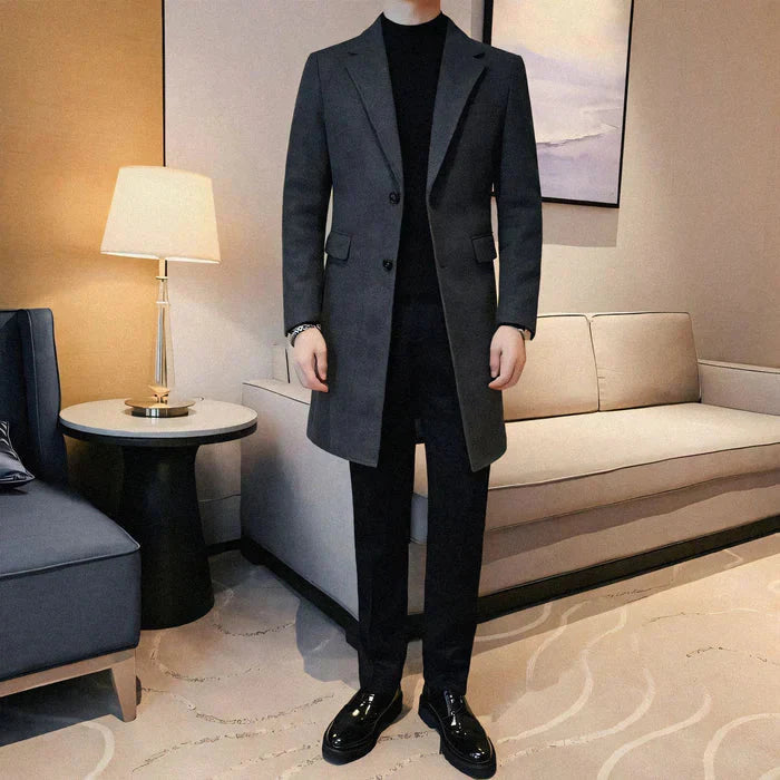 Sobretudo Masculino Bonzzano BZ204 em lã, elegante e confortável.