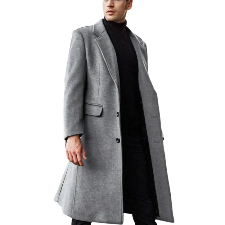 Sobretudo Masculino Bonzzano BZ207 em lã, elegante e confortável.