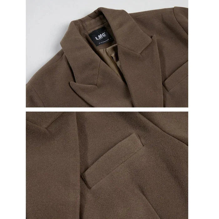Sobretudo Masculino Bonzzano BZ217 em lã, elegante e confortável.