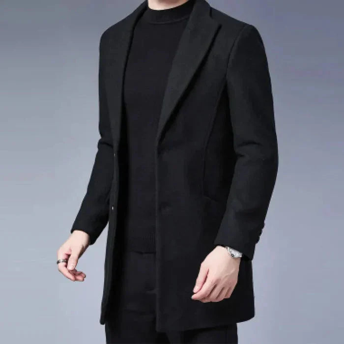 Sobretudo Masculino Bonzzano BZ239 em lã, ideal para o inverno.