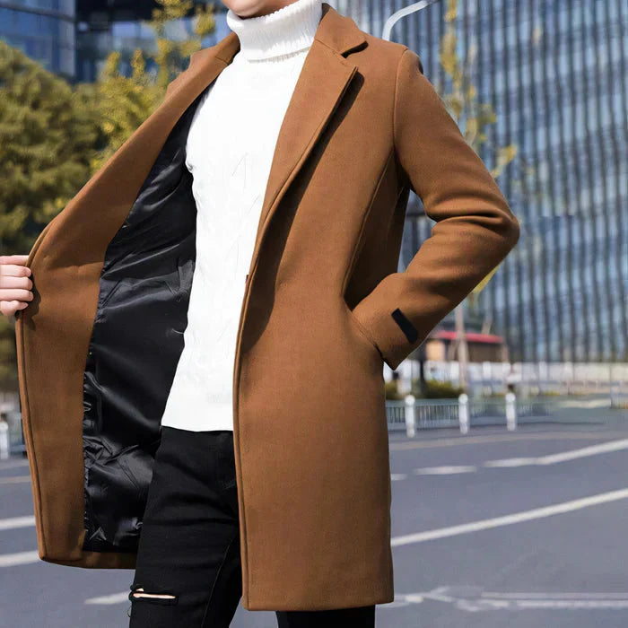 Sobretudo Masculino em Lã Bonzzano BZ215 com design clássico e sofisticado