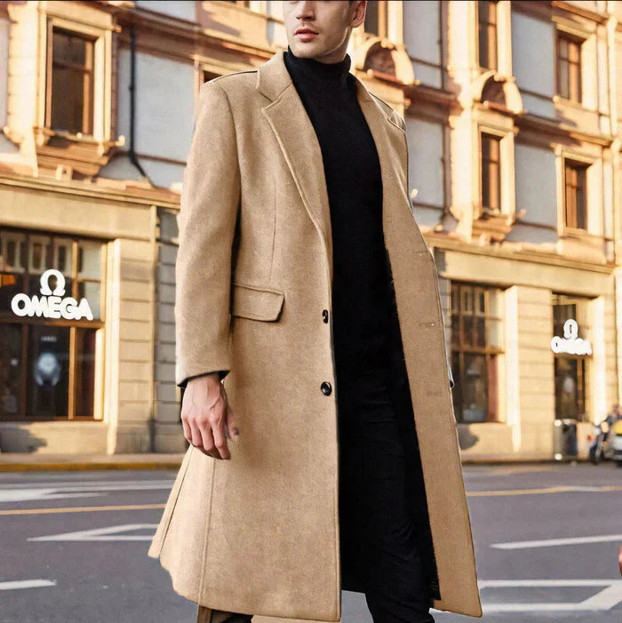 Sobretudo Masculino Bonzzano BZ207 em lã, elegante e confortável.