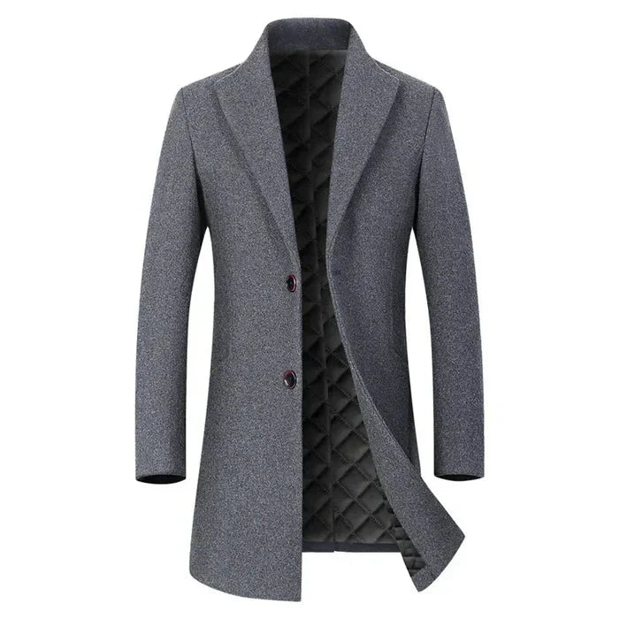 Sobretudo Masculino Bonzzano BZ239 em lã, ideal para o inverno.