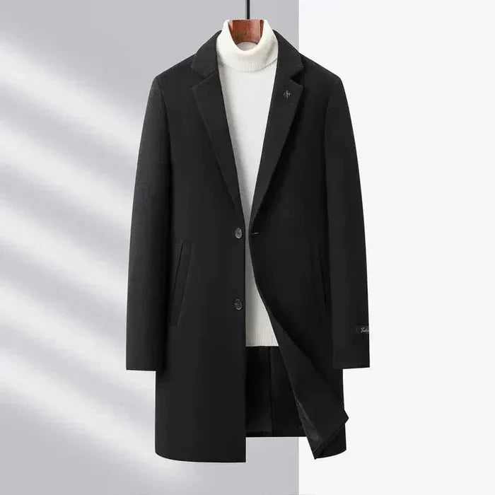 Sobretudo Masculino Bonzzano BZ232 em lã, nylon e algodão, ideal para o inverno.