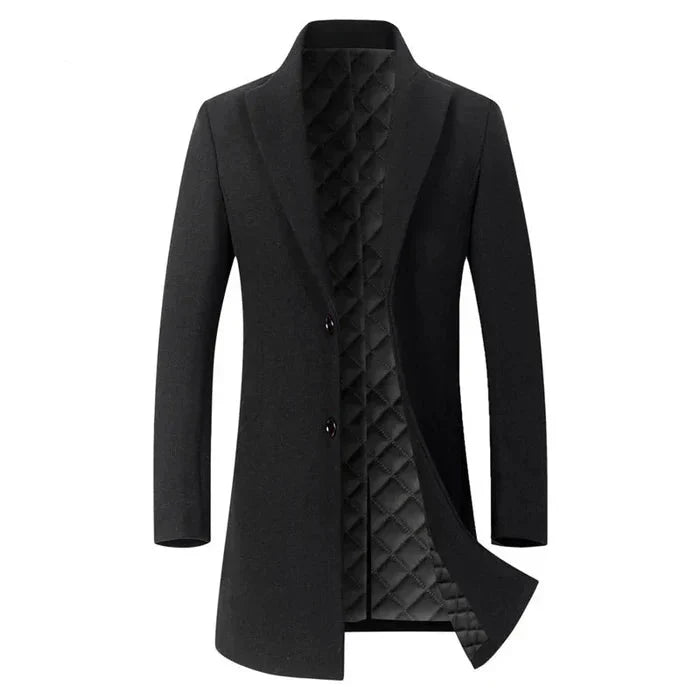 Sobretudo Masculino Bonzzano BZ239 em lã, ideal para o inverno.