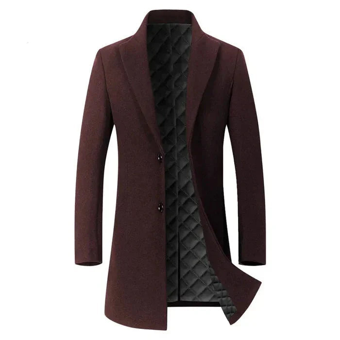 Sobretudo Masculino Bonzzano BZ239 em lã, ideal para o inverno.