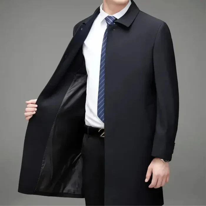 Sobretudo Masculino Executivo em Lã Bonzzano BZ237, elegante e funcional.