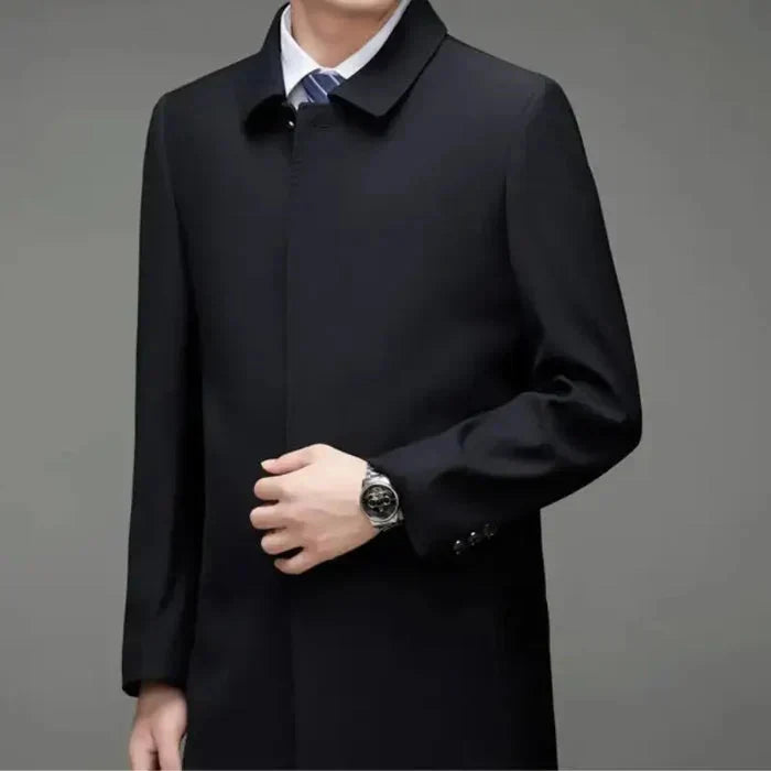 Sobretudo Masculino Executivo em Lã Bonzzano BZ237, elegante e funcional.