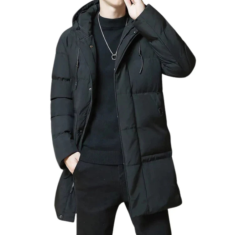 Sobretudo Masculino Puffer em Lã Bonzzano BZ216 com design elegante e proteção térmica.