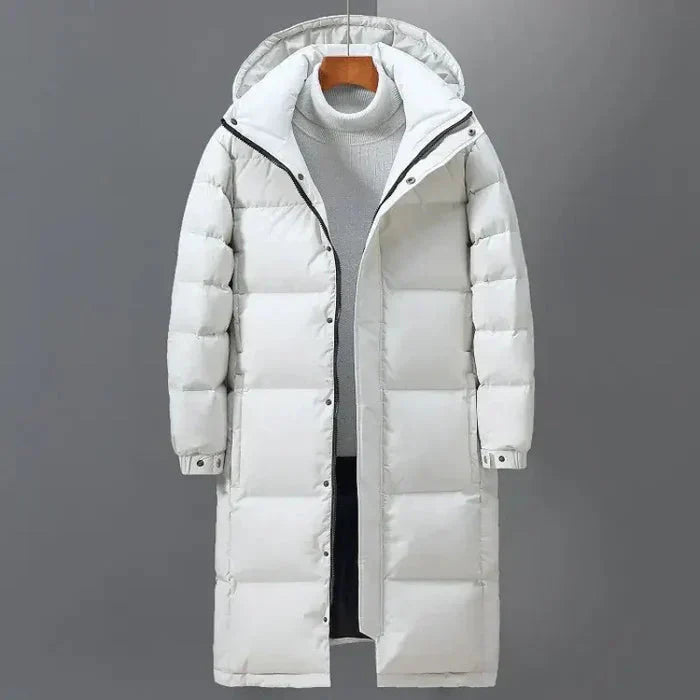 Sobretudo Masculino Puffer Bonzzano BZ222 com capuz removível e design moderno.