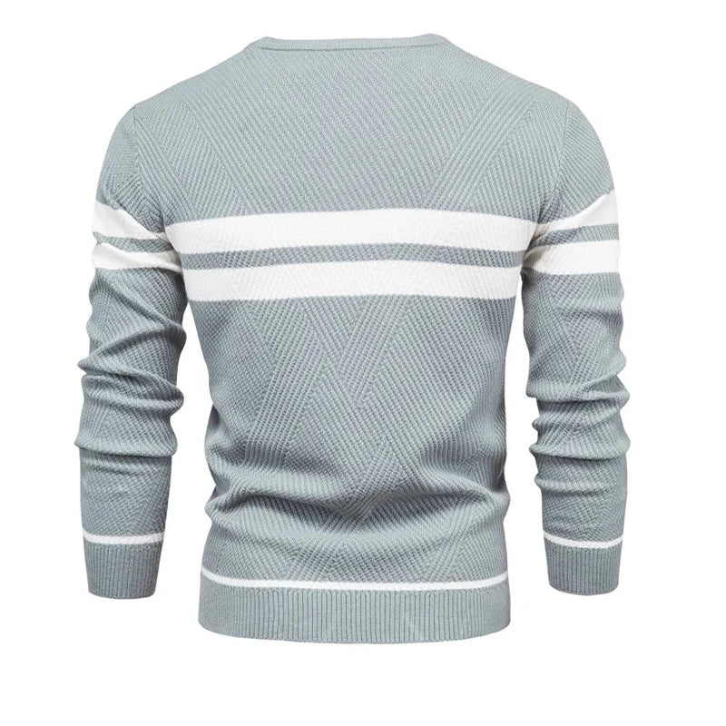 Suéter Masculino Bonzzano BZ176 em lã premium, elegante e confortável.