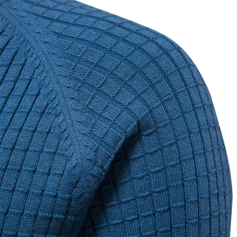 Suéter Masculino Bonzzano BZ171 em lã premium, elegante e versátil.