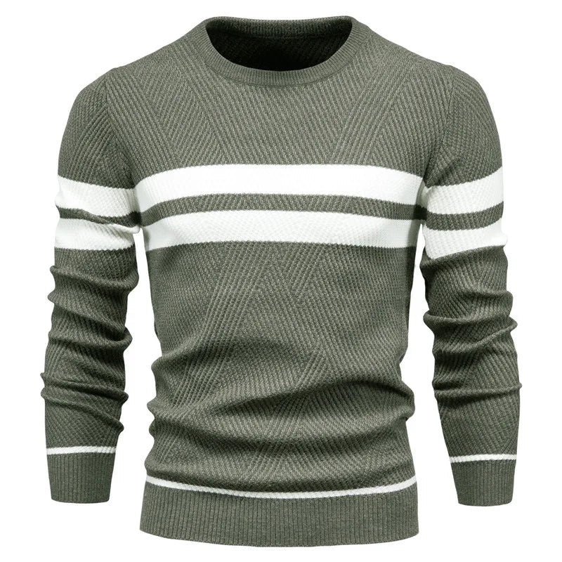 Suéter Masculino Bonzzano BZ176 em lã premium, elegante e confortável.