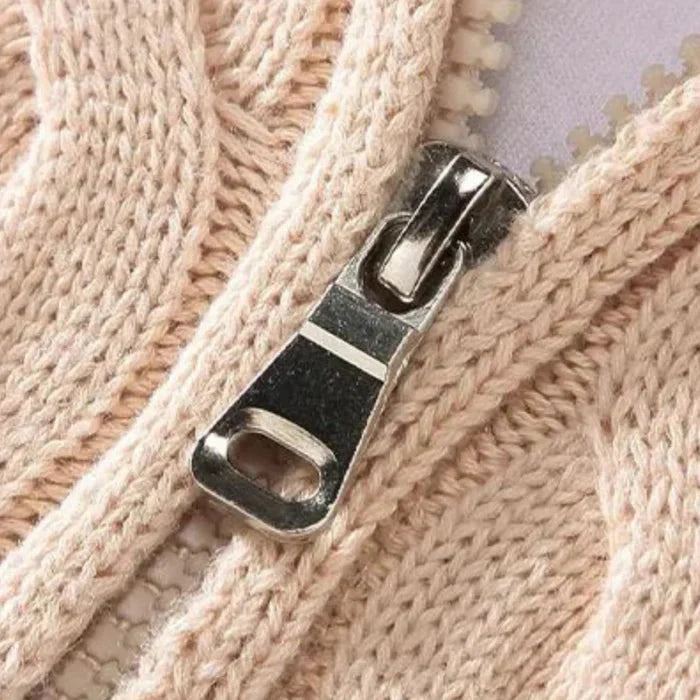 Suéter Masculino Bonzzano BZ018 em tricot premium com meio zíper