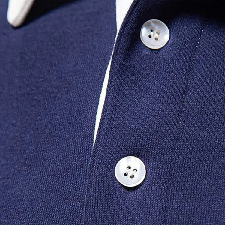 Suéter Masculino Gola Polo Bonzzano BZ021 em tecido premium e design elegante.
